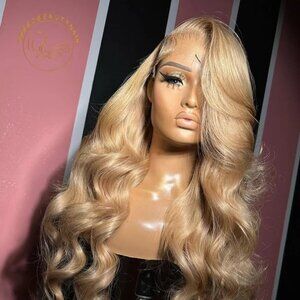 Trendy Styles Blonde Hair lace frontal Wig